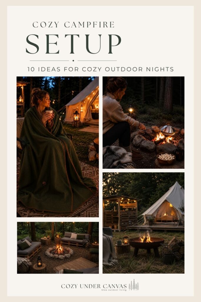 10 Ideas for cozy campfire nights