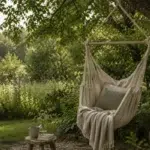 Hammock for a slow outdoor living space